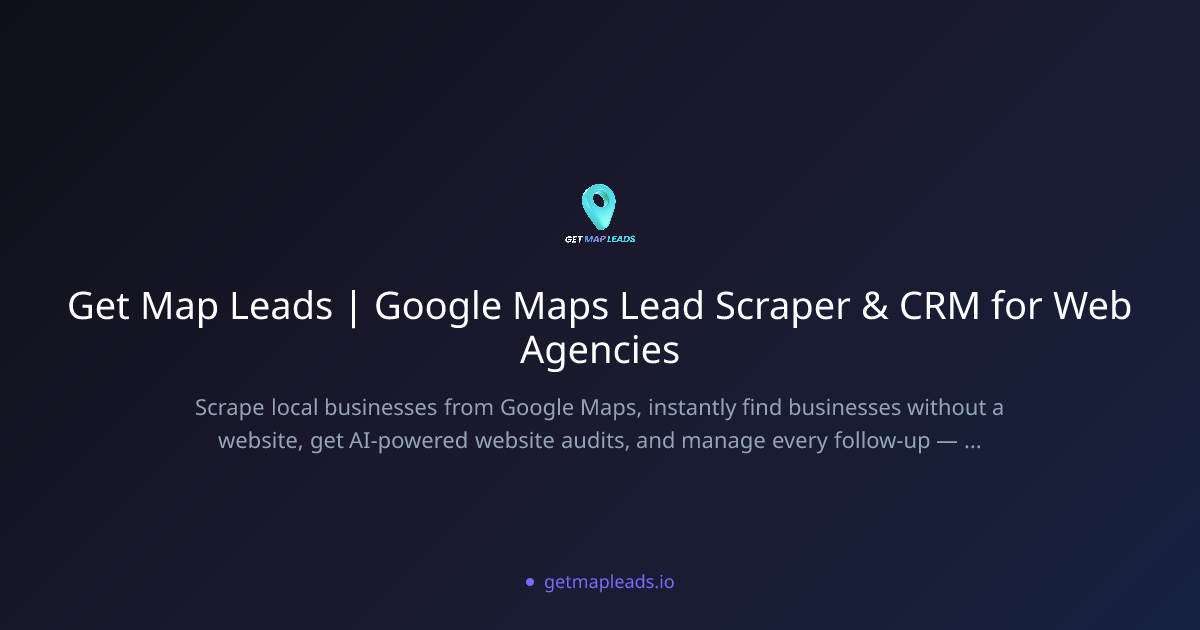 Get Map Leads